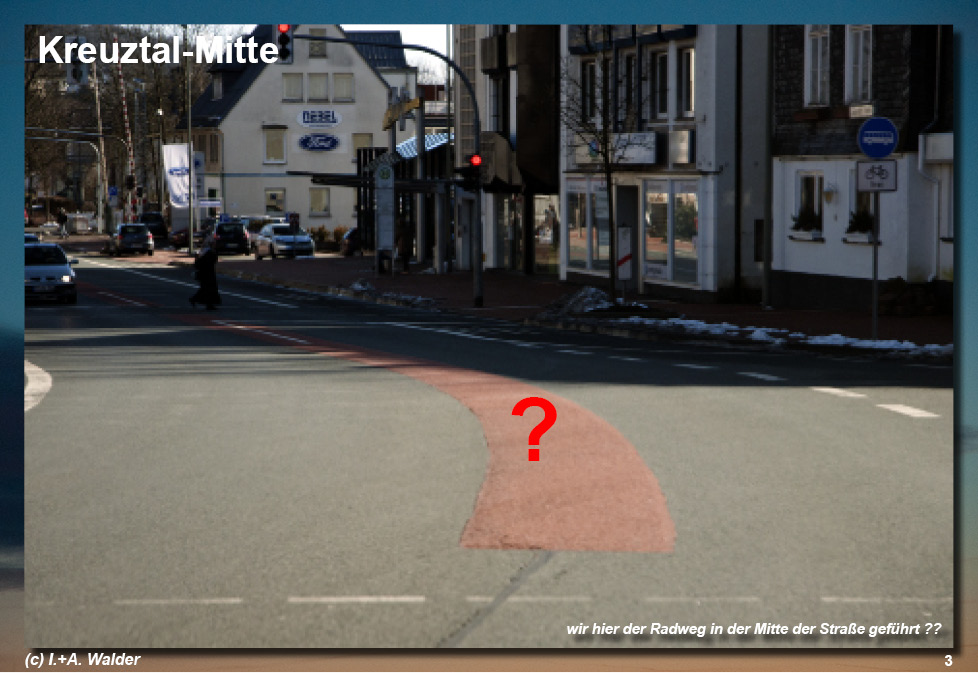 VCD Untersuchung zu den Radwege in Kreuztal