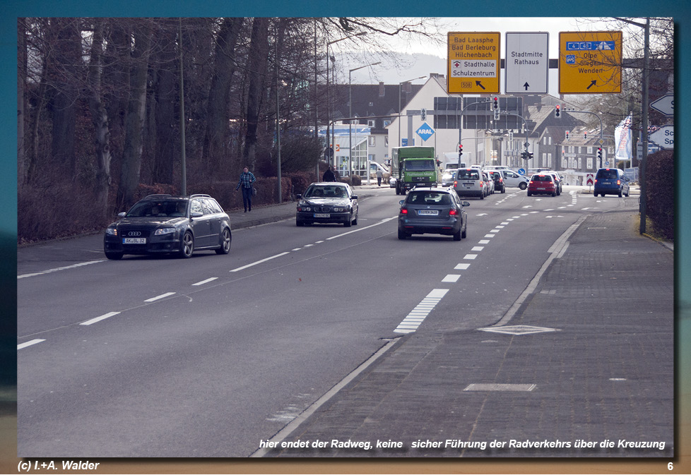 VCD Untersuchung zu den Radwege in Kreuztal