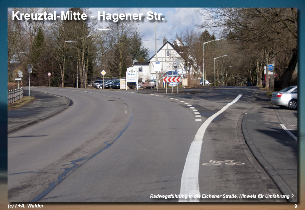 VCD Untersuchung zu den Radwege in Kreuztal
