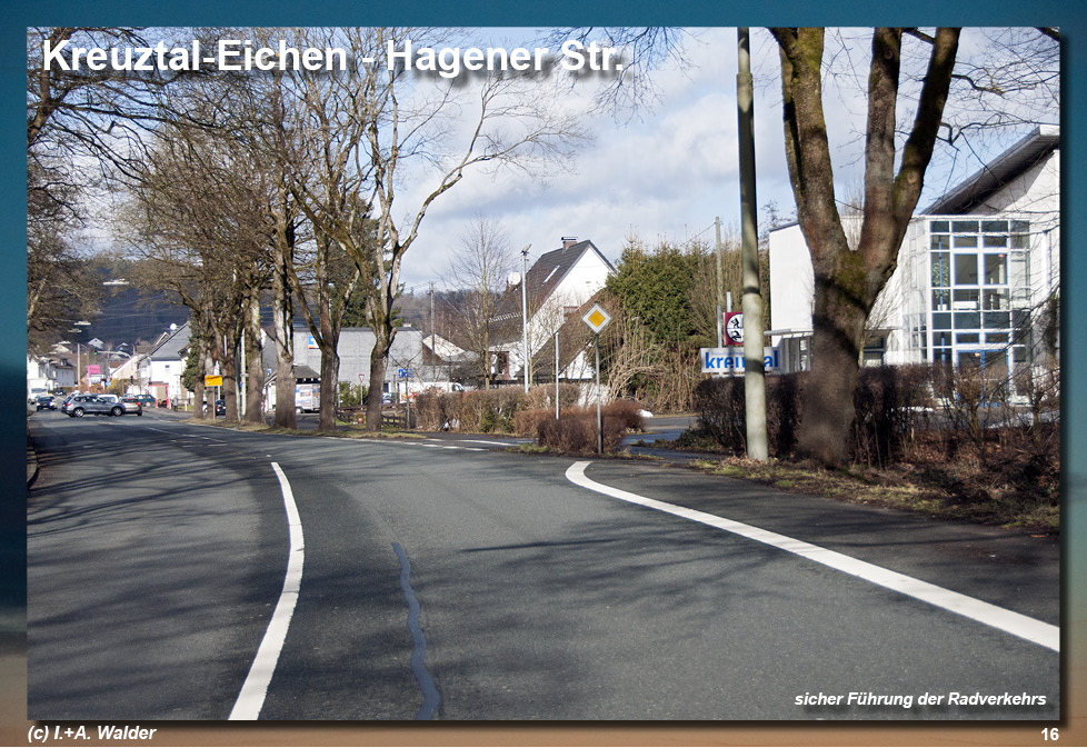 VCD Untersuchung zu den Radwege in Kreuztal