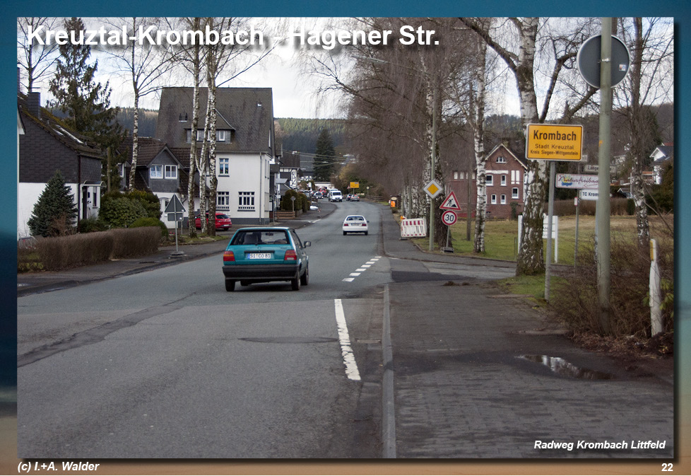 VCD Untersuchung zu den Radwege in Kreuztal