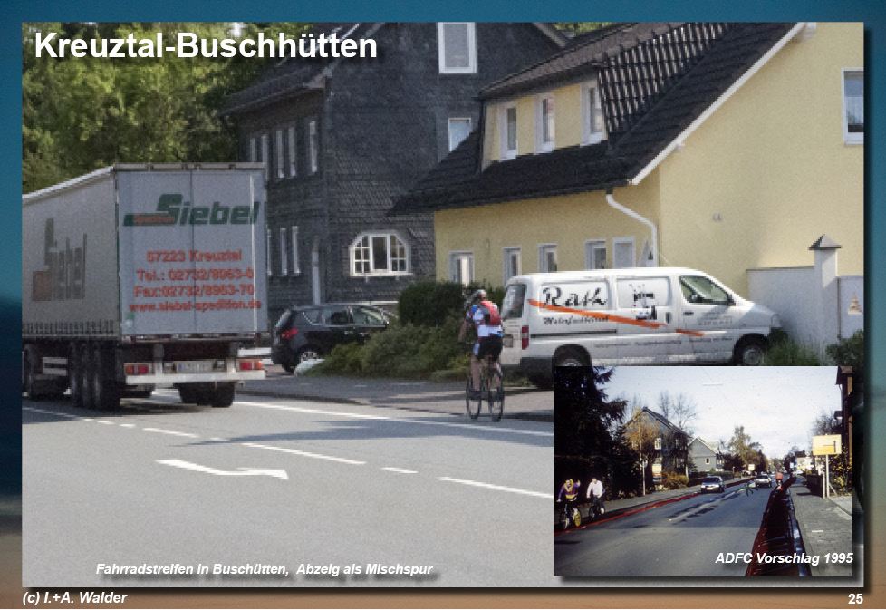 VCD Untersuchung zu den Radwege in Kreuztal