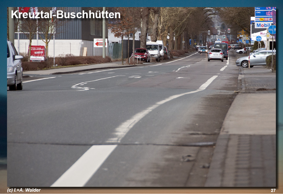 VCD Untersuchung zu den Radwege in Kreuztal