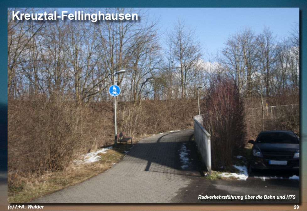 VCD Untersuchung zu den Radwege in Kreuztal