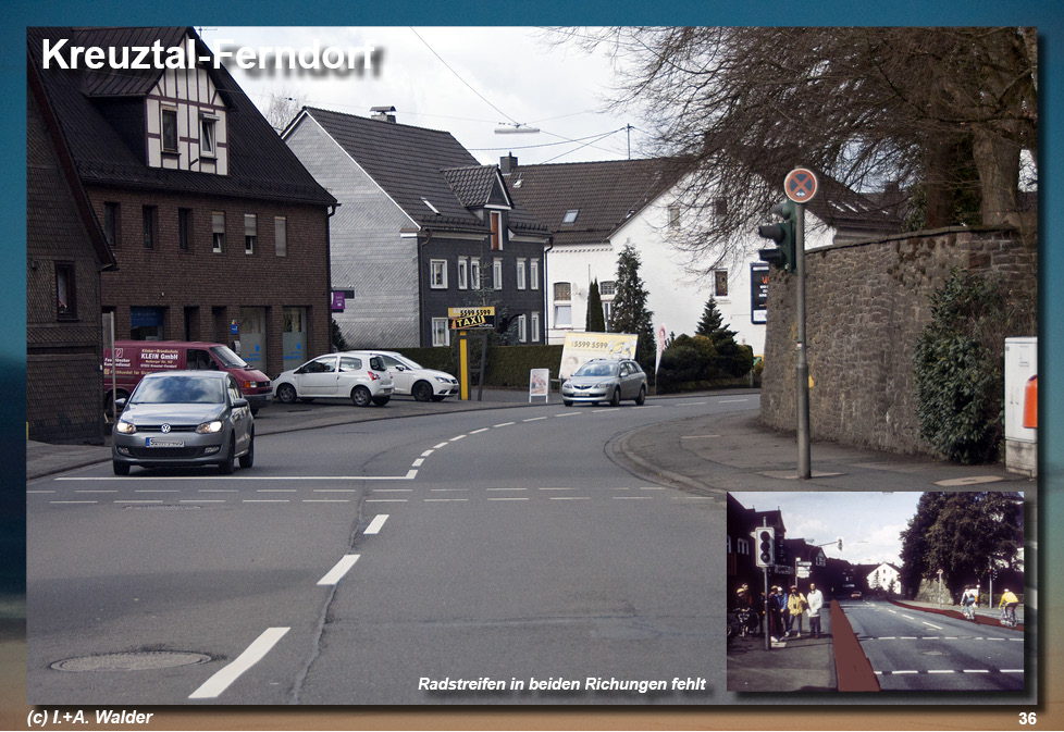 VCD Untersuchung zu den Radwege in Kreuztal