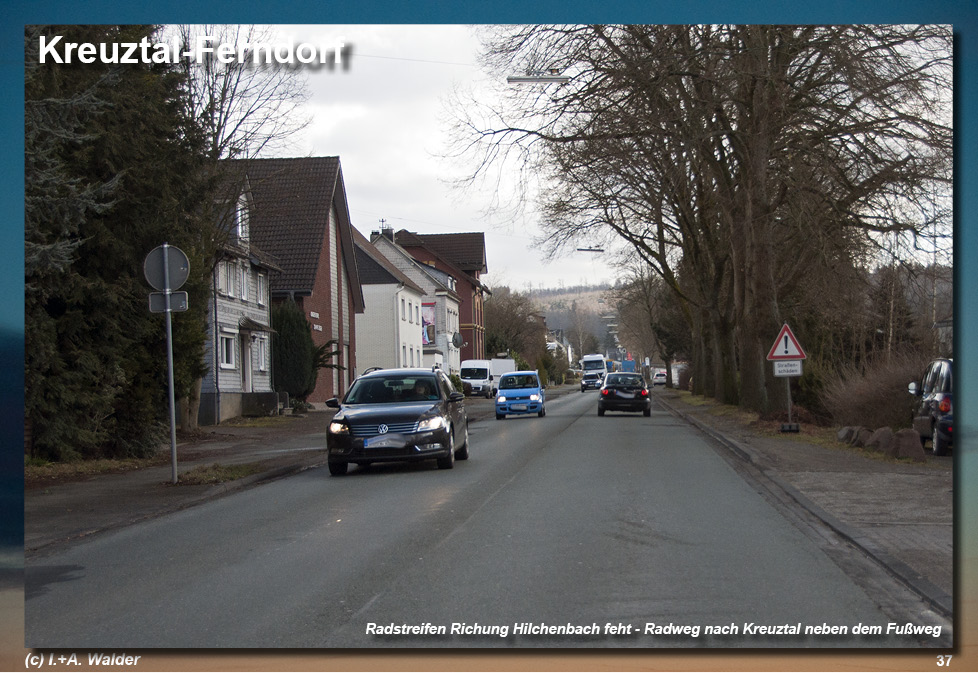 VCD Untersuchung zu den Radwege in Kreuztal