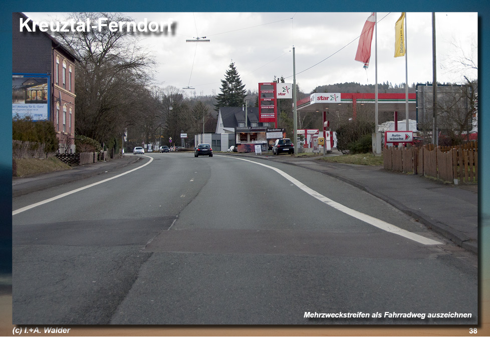 VCD Untersuchung zu den Radwege in Kreuztal