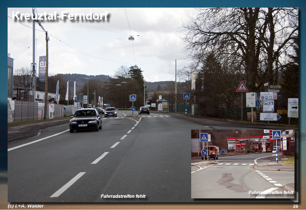 VCD Untersuchung zu den Radwege in Kreuztal