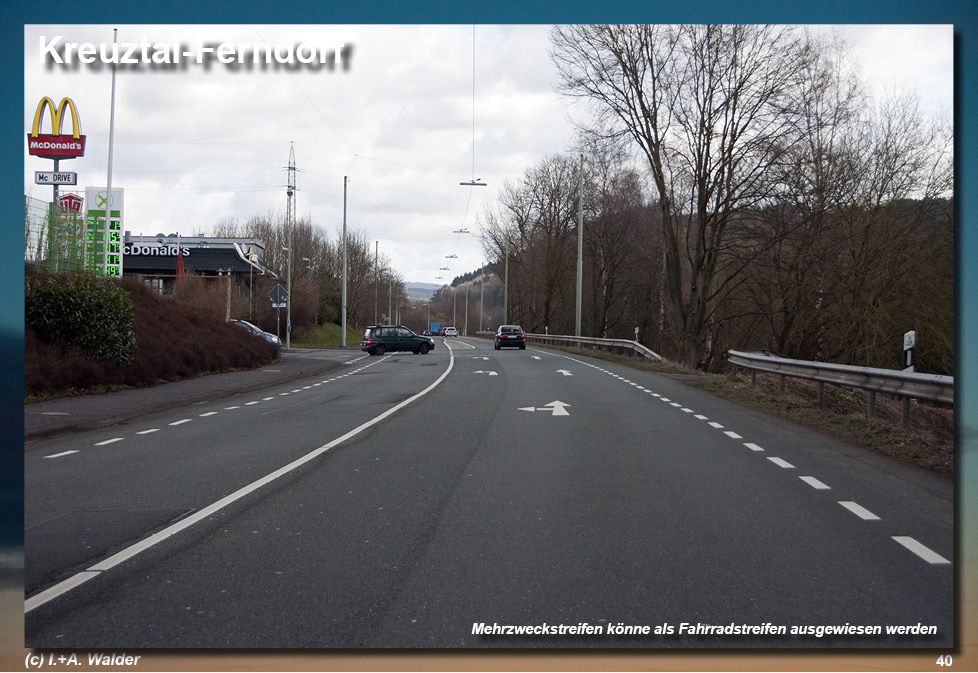 VCD Untersuchung zu den Radwege in Kreuztal