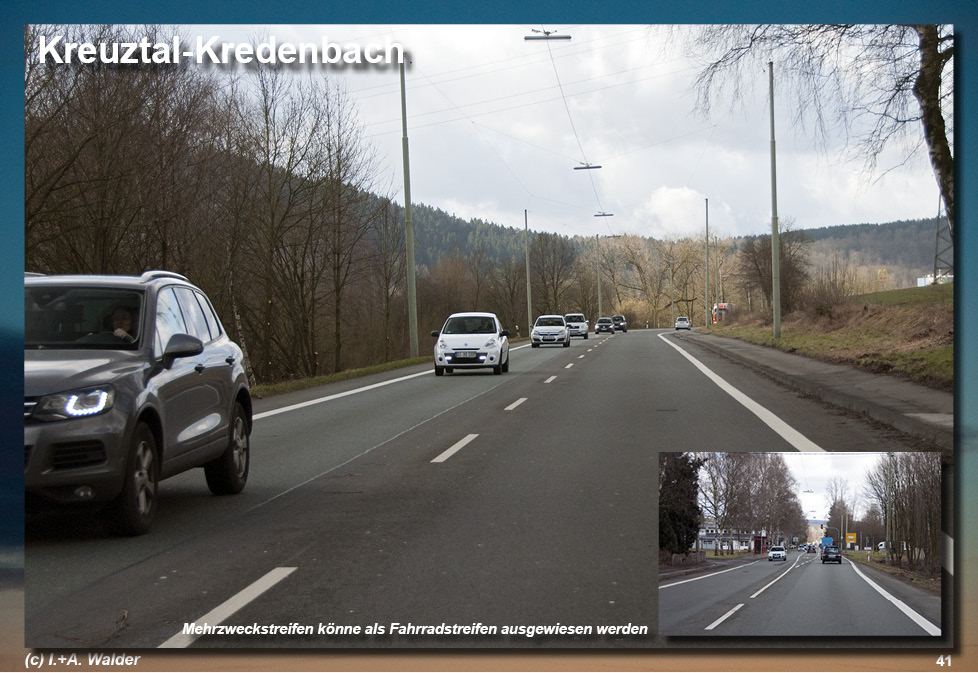 VCD Untersuchung zu den Radwege in Kreuztal